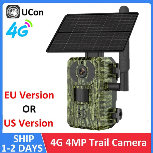 Nyctra Sentinel — Caméra de chasse 4G solaire · Vision nocturne sans lueur