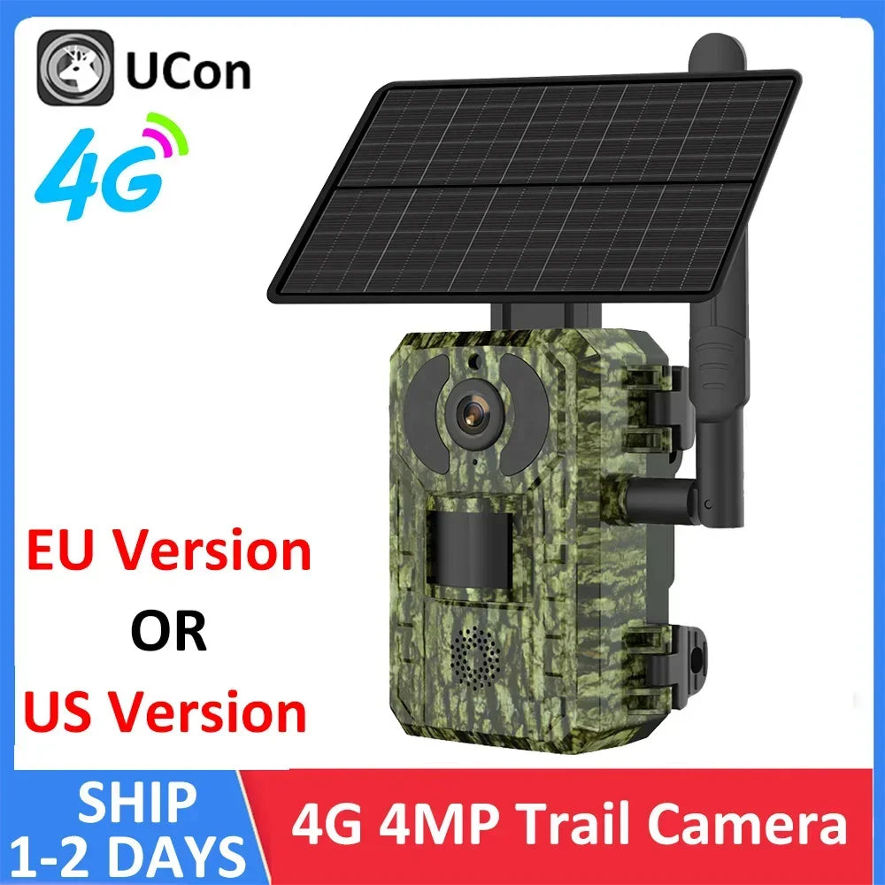 Nyctra Sentinel — Caméra de chasse 4G solaire · Vision nocturne sans lueur
